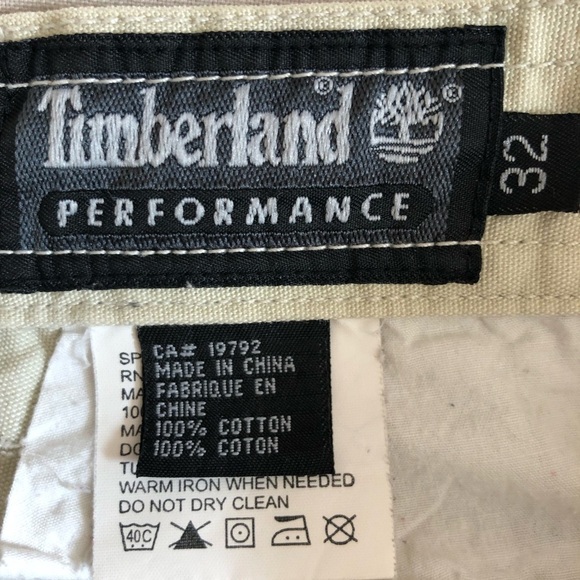 Timberland Men's Cream Cargo Shorts Size 32 - Picture 9 of 9